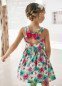 Платье для девочки-цветочка с бантом на спине