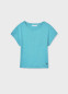 Ребристая футболка для девочек