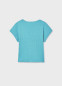 Ребристая футболка для девочек